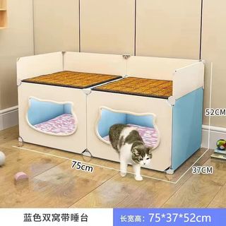 Cửa hình đầu mèo lắp ghép chuồng nuôi mèo thú cưng pet