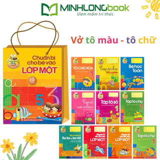 Sách: Chuẩn Bị Cho Bé Vào Lớp Một (Túi 10 Cuốn)