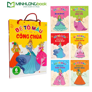 Sách: Bé Tô Màu Công Chúa (Túi 6 Cuốn)