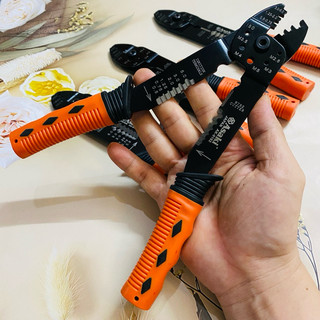 Kìm bấm cos đa năng 5 trong 1 cắt, tuốt, bấm, rất tiện lợi, dễ sử dụng, cầm đầm tay và an toàn