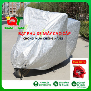Bạt Phủ Xe Máy Cao Cấp Chống Mưa, Nắng, Bụi Bẩn, Chất Lượng Tốt,Chống Thấm Tuyệt Đối, Bao Trùm Cả Xe