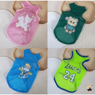 Áo lưới ba lỗ siêu kute - Áo cho chó mèo
