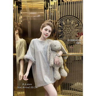 Đầm suông tay phối lông đính đá sang trọng VIENS STORE