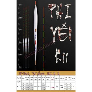 Phao phi yến lông công k11 - phao câu cá, phao câu đài