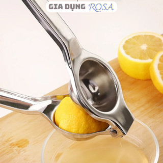 Dụng cụ ép vắt chanh inox 304 loại dày - Đồ kẹp vắt chanh cầm tay loại bỏ hạt siêu tiện lợi AT262