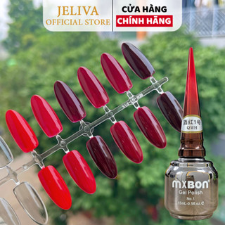 Sơn gel đỏ MXBON chính hãng 15ml Jeliva