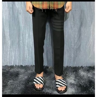 Quần âu nam 4 xọc đen phong cách boy phố mặc đẹp cho nam đủ size từ 25 đến 80kg