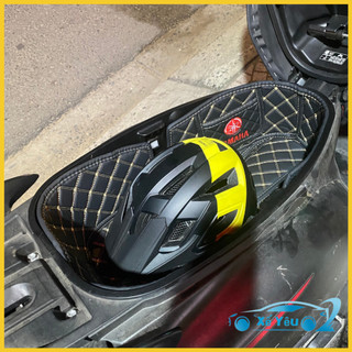 Lót cốp da chống sốc Yamaha GRANDE (Phân loại đủ các đời xe) có túi thêu LOGO Cực đẹp