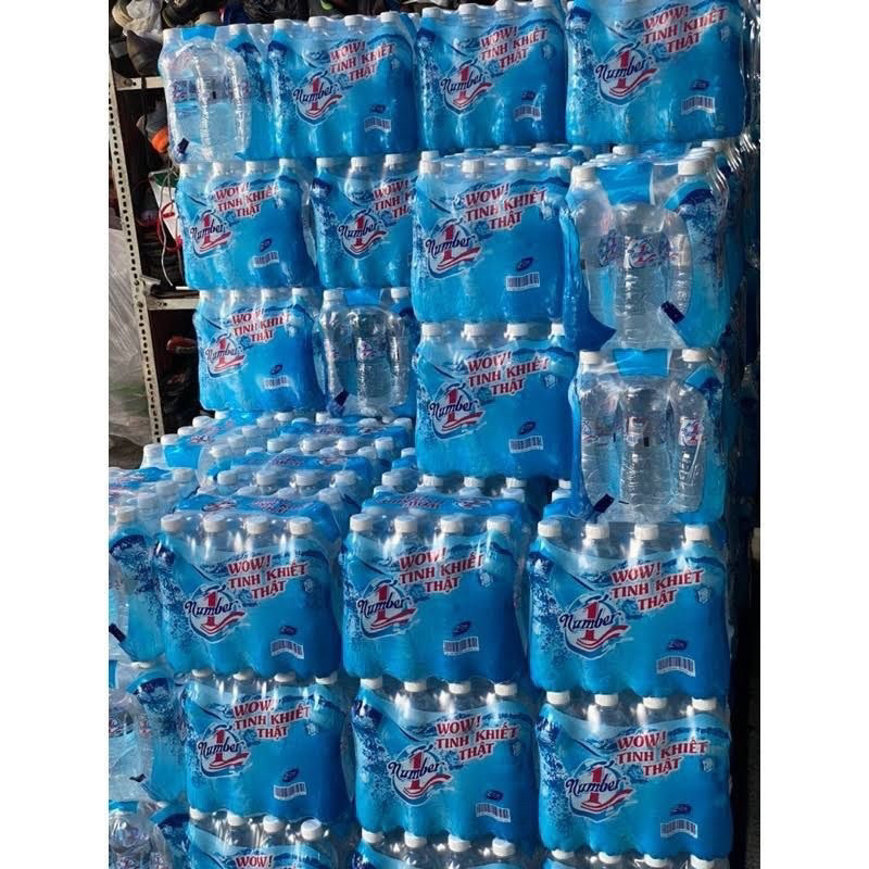 THÙNG NƯỚC SUỐI 24 x 500ml CHAI NUMBERONE ( Nắp Xanh Nắp Trắng Thay Đổi Theo Từng Đợt)