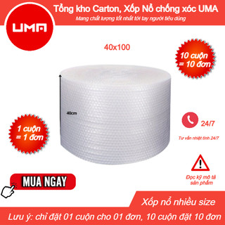 Xốp nổ chống xóc, bọc hàng cuộn 40x100