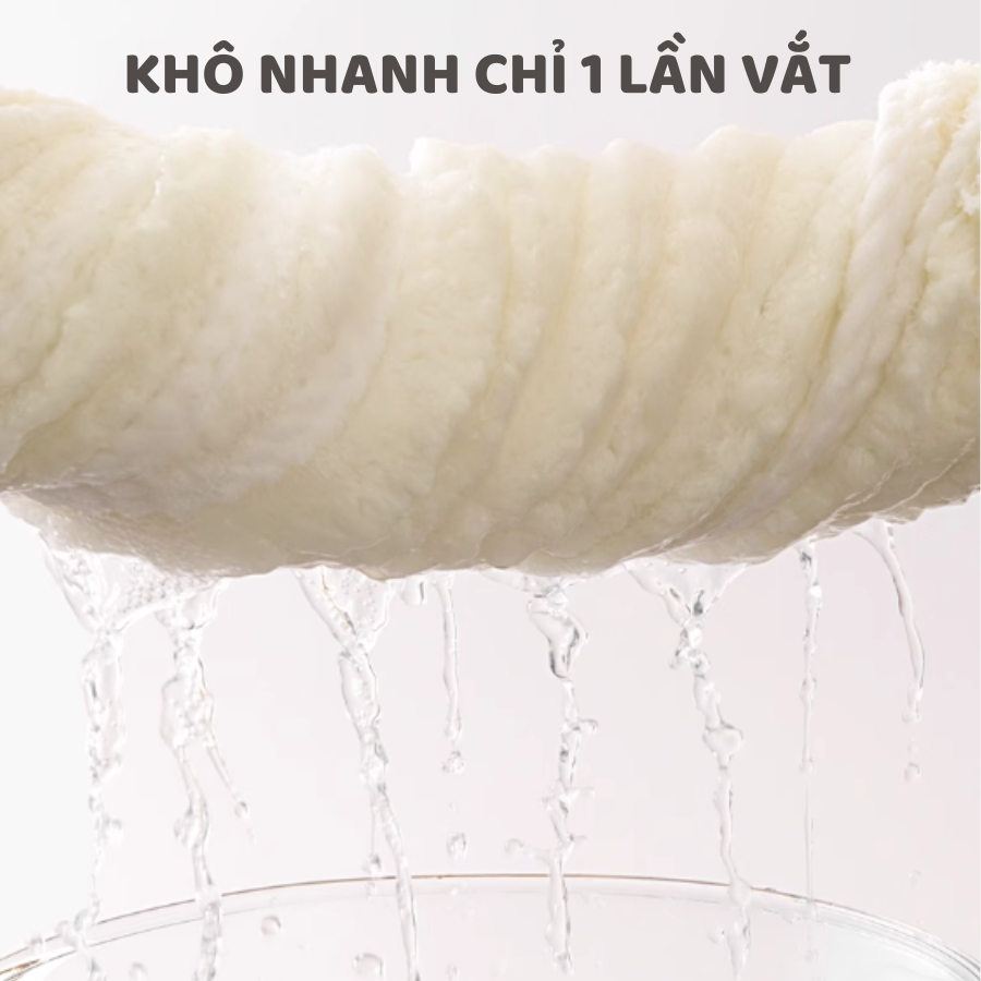 [HÀNG LOẠI 1] Khăn Tắm Bông Siêu Thấm Hút Nước, Khăn Mặt Sợi Cuộn To Cao Cấp Không Rụng Lông | BigBuy360 - bigbuy360.vn