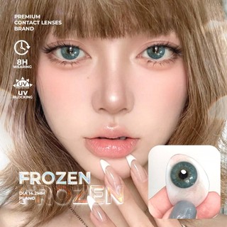 Kính áp tròng tone BLUE 0 độ, giãn nhẹ nằm trong BST mới nhà ANGEL EYES 2024