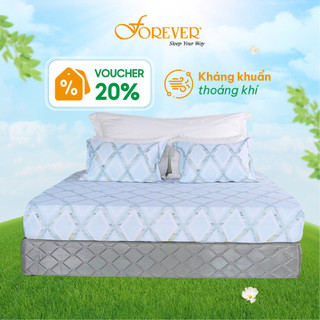 Set ga gối drap giường Elegant Forever chun mỏng 100% TENCEL cao cấp thoáng mát mềm mịn an toàn với làn da
