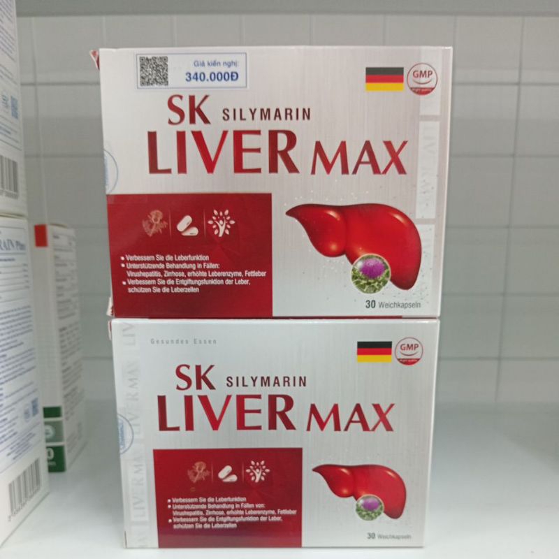 Viên uống tăng cường chức năng gan SK Liver Max Hộp 30 Viên