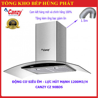 Máy hút mùi kính cong canzy cz90q-90cm