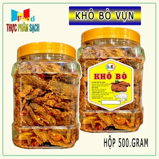 Khô bò mềm vụn ăn liền - khô bò vụn củ chi cay cay