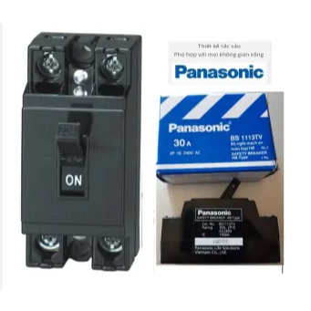(PANASONIC - xả kho) CB Cóc Aptomat panasonic Cầu dao tự động loại 20A/30A/40A