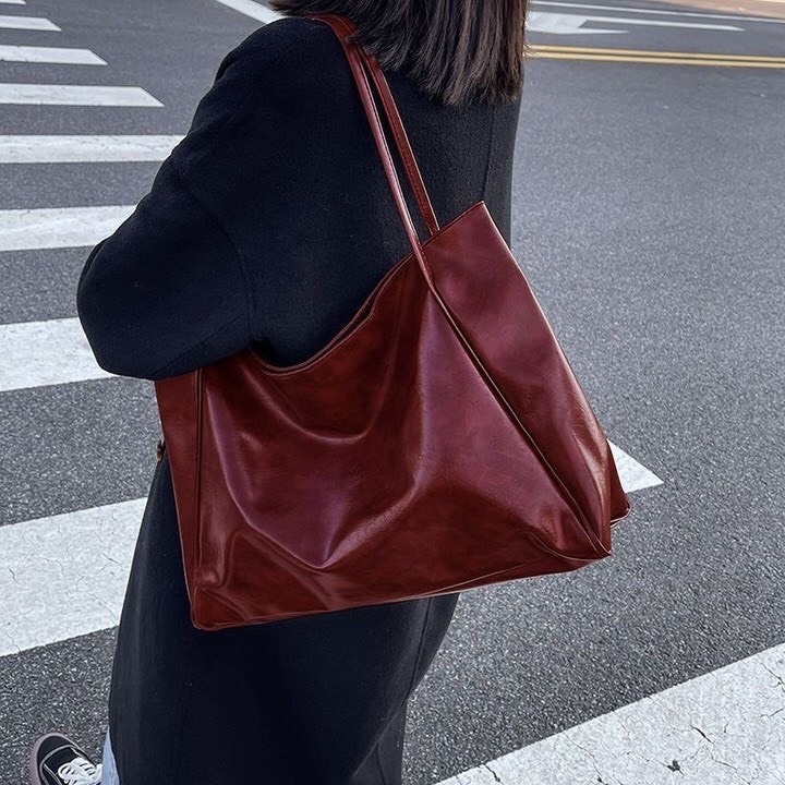 Túi Xách Nữ Tote Công Sở Hai Dây Da Trơn Mềm Để Cừa A4  Đi Chơi Đi Du Lịch Cunstore CUN099 | BigBuy360 - bigbuy360.vn