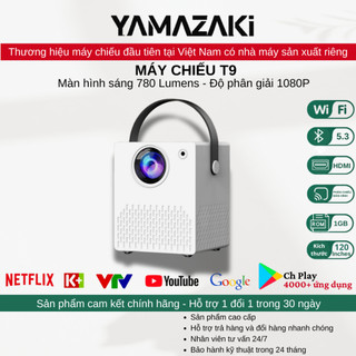 Máy chiếu mini Yamzaky T9 tích hợp sẳn loa độ phân giải Full HD 1080P đa dạng kết nối