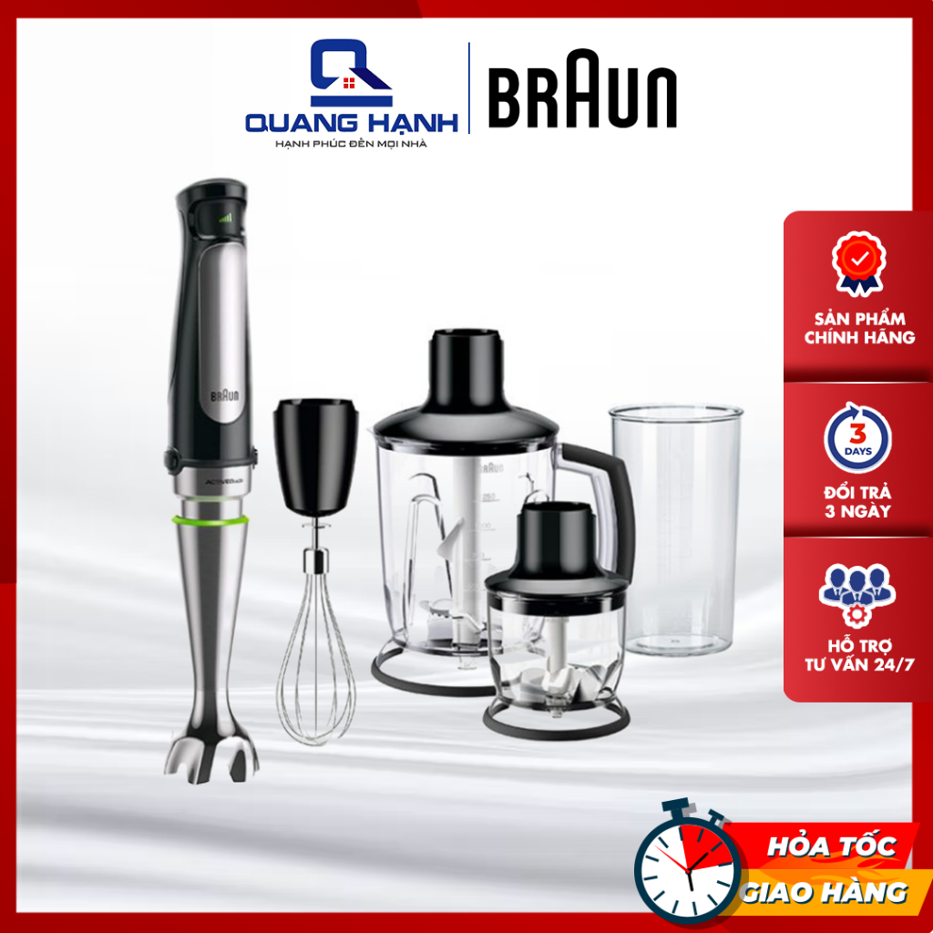 Máy xay cầm tay Braun MQ5200 | MQ5235 | MQ5245 | MQ7045 MQ7045X - Bảo hành 2 năm chính hãng
