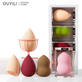 Bông mút tán nền dạng giọt nước OUYILI mút makeup Mút Tán Kem Nền Trang Điểm ,Khô Sử Dụng Giọt Nước miếng bọt biển nền