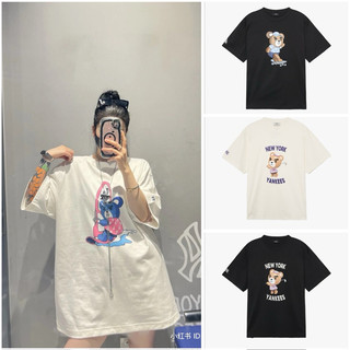 Áo MLB cộc tay dư hãng logo gấu full tag chip sườn