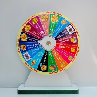 Vòng quay ( ăn nhậu khủng long - 16 ô - đường kính 25cm x cao 35cm)