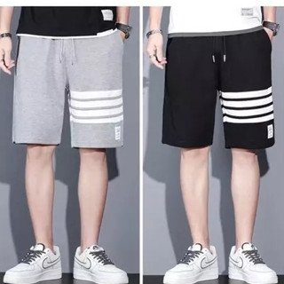 Quần đùi nam chất vải tổ ong co giãn 4 chiều, Quần short nam kẻ sọc thom thấm hút mồ hôi năng động, thể thao