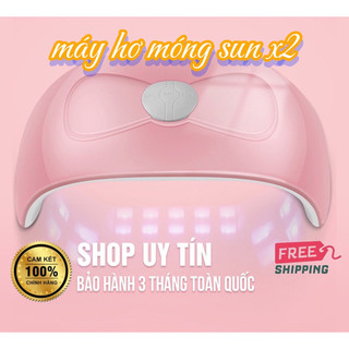Ưu đãi bỏng tay máy hơ gel sun x2 18w chính hãng uv/led, máy hơ sun x2