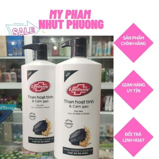 Sữa Tắm Lifebuoy Detox Cám Gạo và Than Hoạt Tính 800g