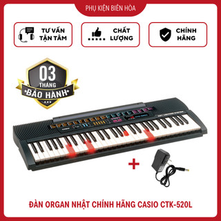Đàn Organ Nhật Casio CTK-520L 61 phím sáng đầy đủ chức năng phù hợp cho người mới bắt đầu