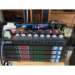 Quản lý nguồn dbx vs 1038 plus, quản lý ổn định nguồn điện ổn định, có automat, tắt mở từng cổng riêng biệt