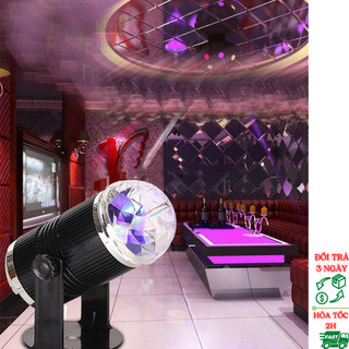 Đèn Led Xoay 7 Màu Cảm Ứng Âm Thanh Phù Hợp trang trí tết, quán bar, sinh nhật,...