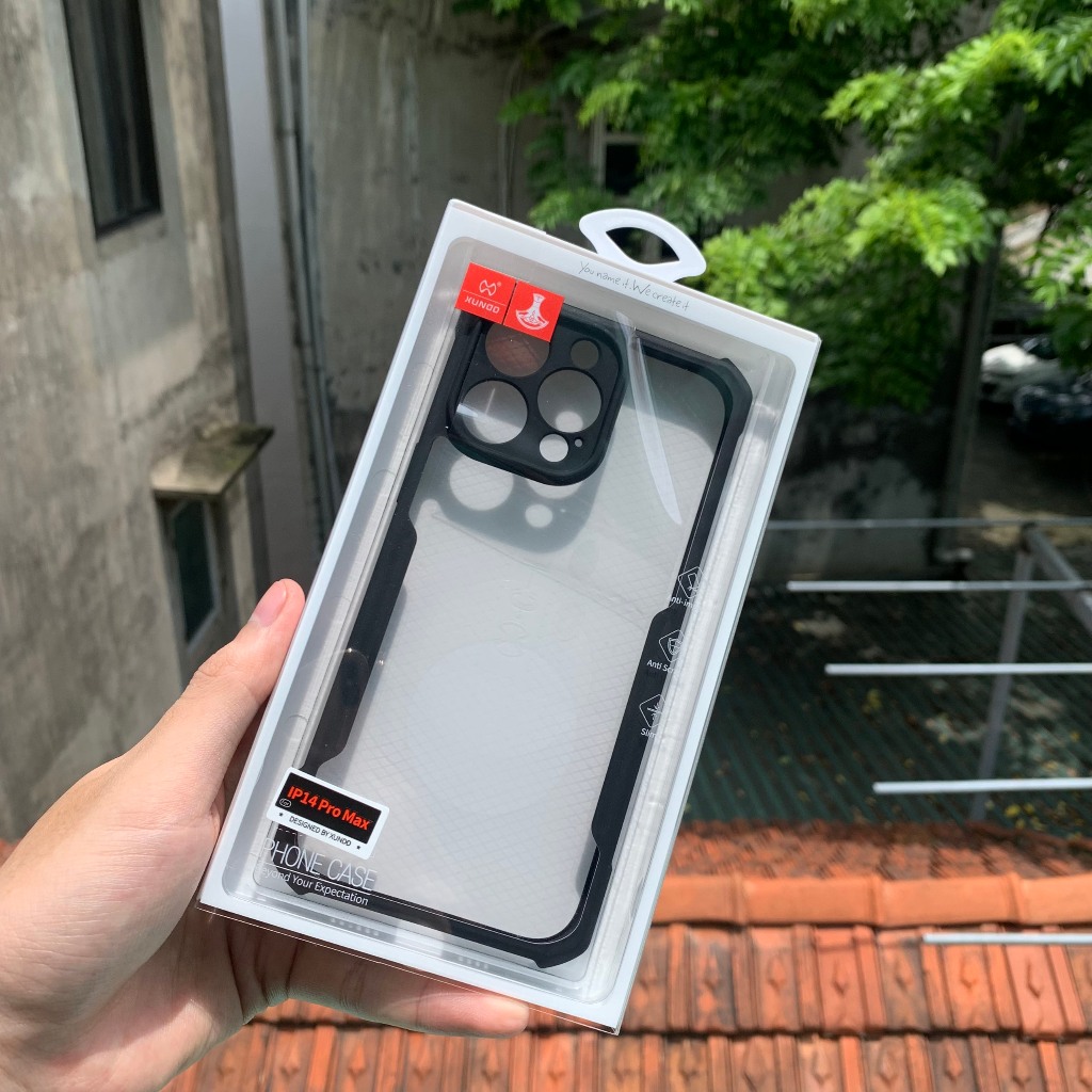 Ốp lưng Xundd iPhone 14 Pro Max / iPhone 14 Plus / iPhone 14 Pro / iPhone 14, Mặt lưng trong suốt Vi