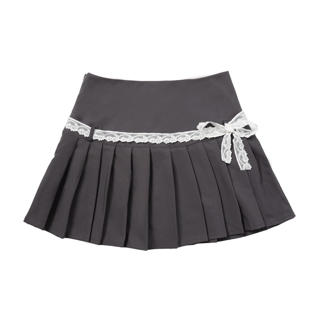 Moodie - Lace Skirt | Chân Váy Xếp Ly Bản Lưng To Phối Ren Tặng Kèm | BigBuy360 - bigbuy360.vn