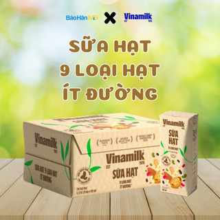  Sữa  Vinamilk Super Nut 9 loại hạt - Thùng 24 hộp 180ml   Date Mới   
