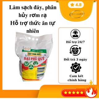 HẠT SINH HỌC ĐẠI PHÚ QUÝ- ĐÁY AO SẠCH- MÀU NƯỚC ĐẸP- GÂY MỒI NHANH