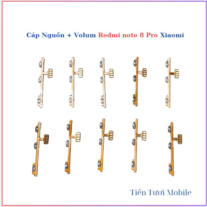 Cáp nguon+ Volum Redmi note 8 Pro Xiaomi
