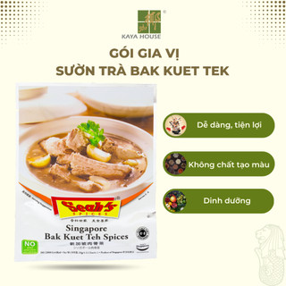 Gia vị nấu ăn singapore seah's trà thịt sườn, bak kuet teh spices 32g - kayahouse