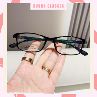 Gọng kính cận Bunny nam nữ kiểu dáng mắt vuông bản nhỏ nhựa dẻo kinh mắt giá rẻ đa dạng màu sắc 12635
