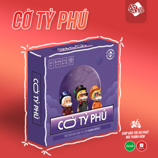 Cờ Tỷ Phú bán chạy nhất 2023 Topboardgame Phiên bản mới Trò chơi giao dịch tài sản nhanh gọn lẹ