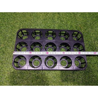 Khay 2.5 in dùng cho chậu 8cm 15 lỗ chuyên dùng đựng chậu trồng lan hồ điệp, sen đá và ươm giống cây