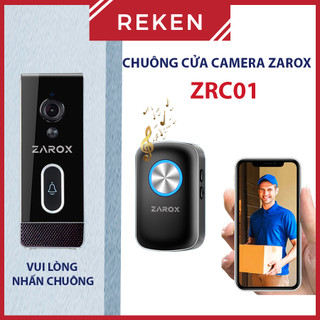 Chuông cửa camera wifi chuông báo khách thông minh Zarox ZRC01-Bảo hành 12 tháng