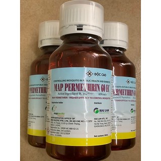 Thuốc diệt muỗi Map Permethrin 60EC - chai 500ml - Nhập khẩu Úc