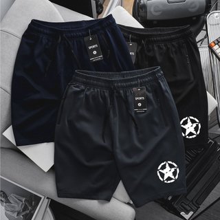 Quần short thun nam bigsize - in sao