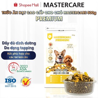 Hạt Cho Chó MASTERCARE For Pet Chứa Tinh Chất Dầu Cá Giúp Bé Dễ Ăn Giảm Rụng Lông Tốt Cho Tiêu Hóa Gói Premium 500G