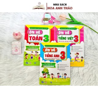 Sách - Bài Tập Ôn Hè Toán - Tiếng Việt và Tiếng Việt 3 - Dành cho học sinh lớp 3 lên 4 - Có Video Bài Giảng Chi Tiết