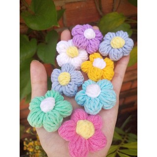 🌼 Hoa len dễ thương có ghim cài áo 🌷