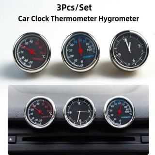 BỘ 3 ĐỒNG HỒ XEM GIỜ - NHIỆT ĐỘ - ĐỘ ẨM Trên ô tô