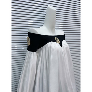👚 SET ÁO TRỄ VAI PHỐI ĐÍNH CHARM + CHÂN VÁY